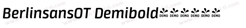 BerlinsansOT Demibold字体转换